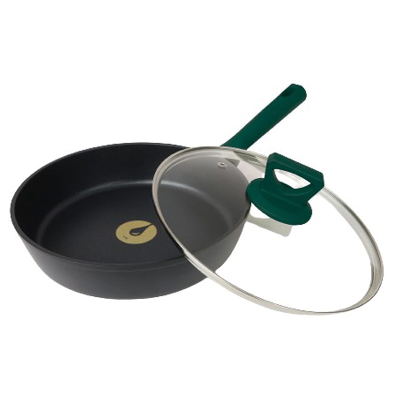 Сковорода з кришкою Ringel Herbal 22 см (RG-1101-22/h/L)