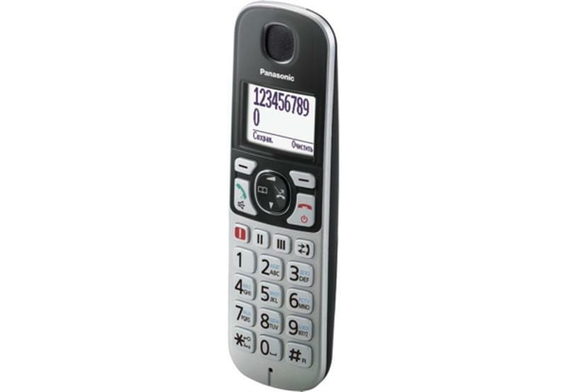 Радиотелефон DECT Panasonic KX-TGE510RUS Silver