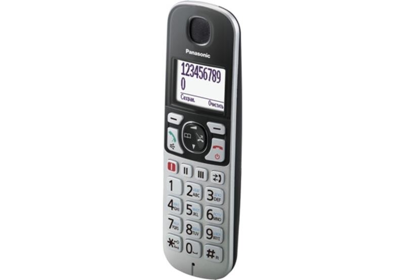 Радиотелефон DECT Panasonic KX-TGE510RUS Silver
