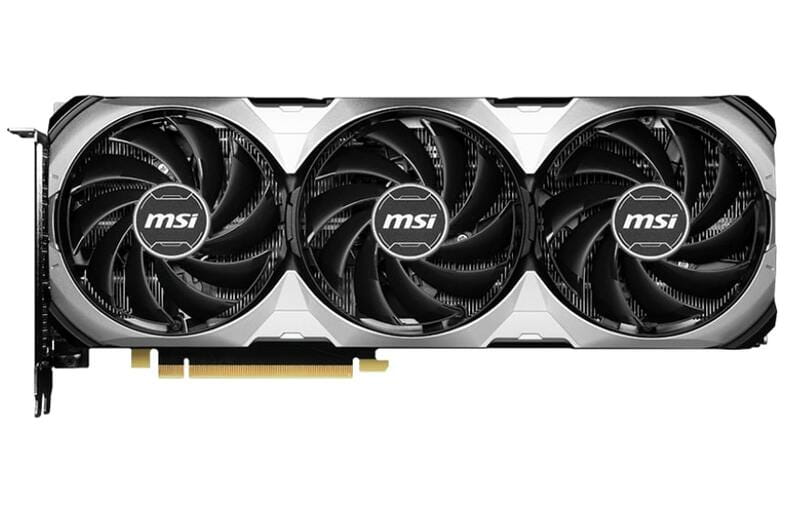 Видеокарта GF RTX 4070 Super 12GB GDDR6X Ventus 3X OC MSI (GeForce RTX 4070 SUPER 12G VENTUS 3X OC)