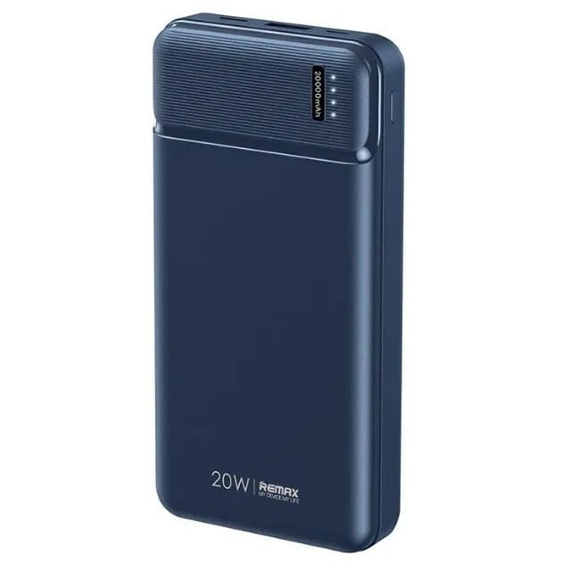 Универсальная мобильная батарея Remax RPP-288 Pure 20000mAh Blue (6954851241614)
