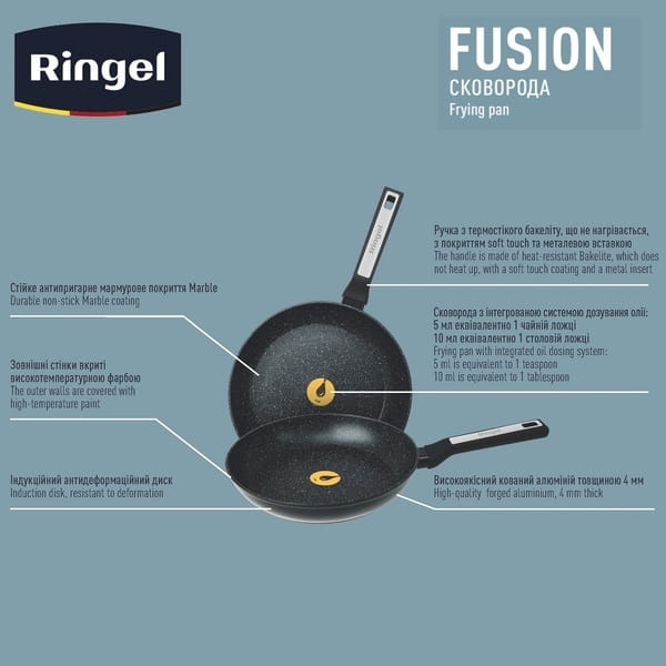 Сковорода Ringel Fusion 28 см (RG-1145-28)