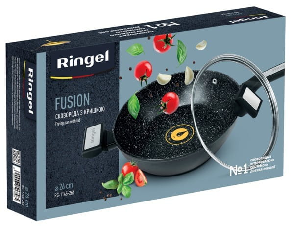 Сковорода з кришкою Ringel Fusion 26 см (RG-1145-26d)