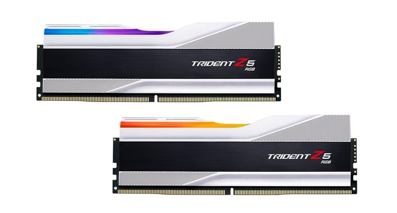 Модуль памяти DDR5 2x16GB/6800 G.Skill Trident Z5 RGB Silver (F5-6800J3445G16GX2-TZ5RS)