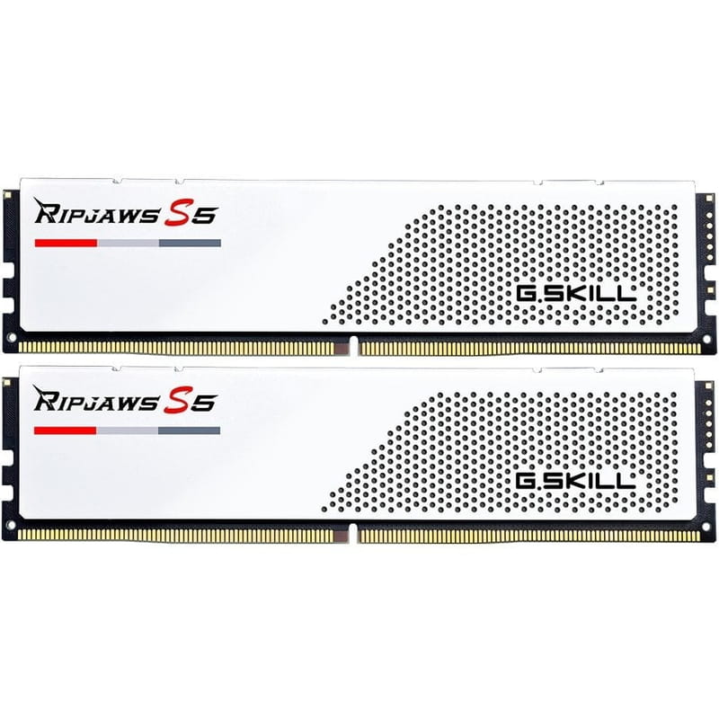 Модуль памяти DDR5 2x16GB/5200 G.Skill Ripjaws S5 White (F5-5200J4040A16GX2-RS5W)