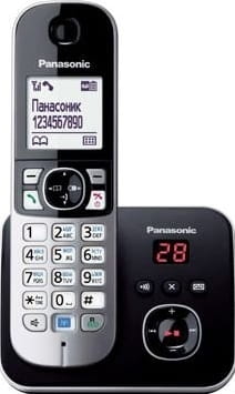 Радиотелефон DECT Panasonic KX-TG6821UAB Black