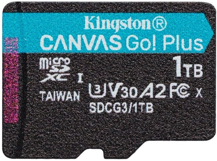 Карта памяти MicroSDXC 1TB UHS-I/U3 Class 10 Kingston Canvas Go! Plus R170/W90MB/s (SDCG3/1TBSP)