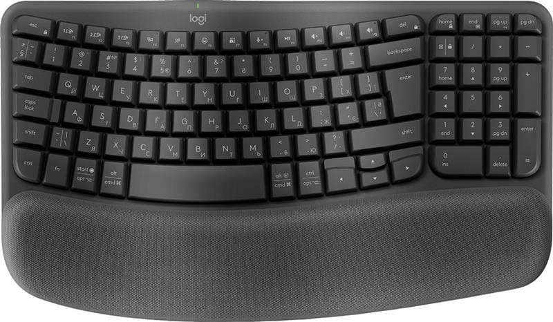 Клавиатура беспроводная Logitech Wave Keys Wireless Graphite (920-012304)