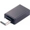 Фото - Адаптер Dengos OTG USB-USB Type-C Black (ADP-009) | click.ua