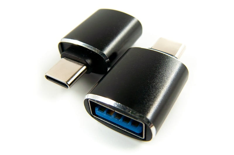 Переходник Dengos OTG USB-USB-C Black (ADP-018)