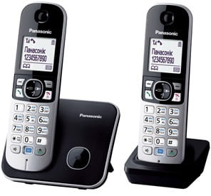 Радіотелефон DECT Panasonic KX-TG6812UAB