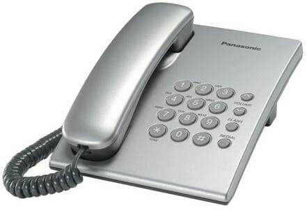 Проводной телефон Panasonic  KX-TS2350UAS Silver
