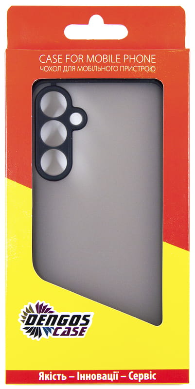 Чeхол-накладка Dengos Matte для Samsung Galaxy S23 FE SM-S711 Black (DG-TPU-MATT-131)
