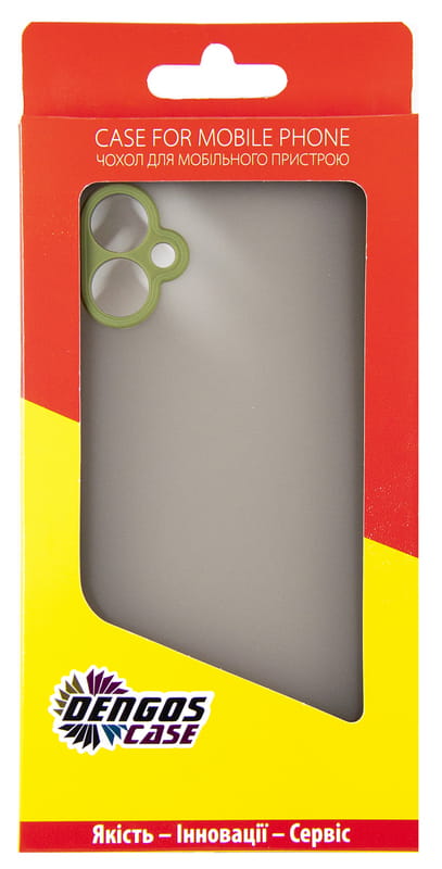 Чeхол-накладка Dengos Matte для Samsung Galaxy A05 SM-A055 Green (DG-TPU-MATT-137)