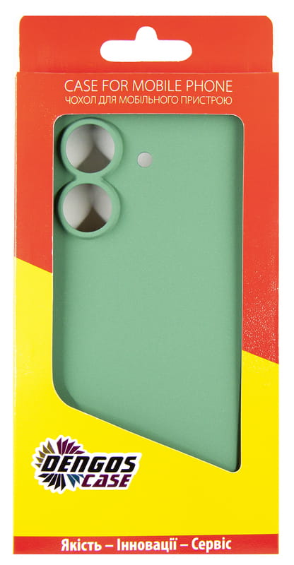 Чeхол-накладка Dengos Soft для Xiaomi Redmi 13C Mint (DG-TPU-SOFT-55)