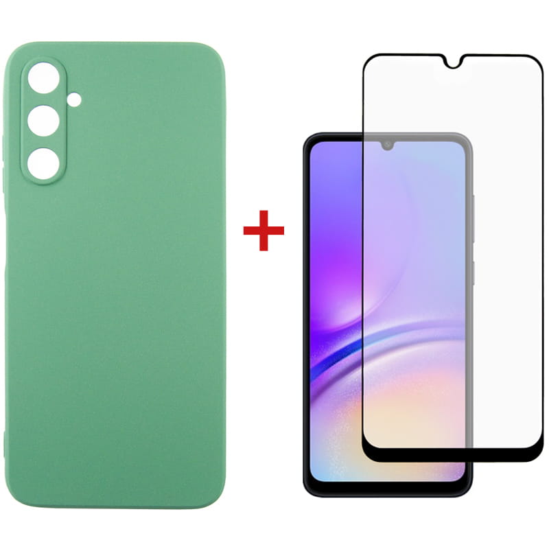 Чeхол-накладка Dengos для Samsung Galaxy A05s SM-A057 Mint (DG-KM-10) + защитное стекло