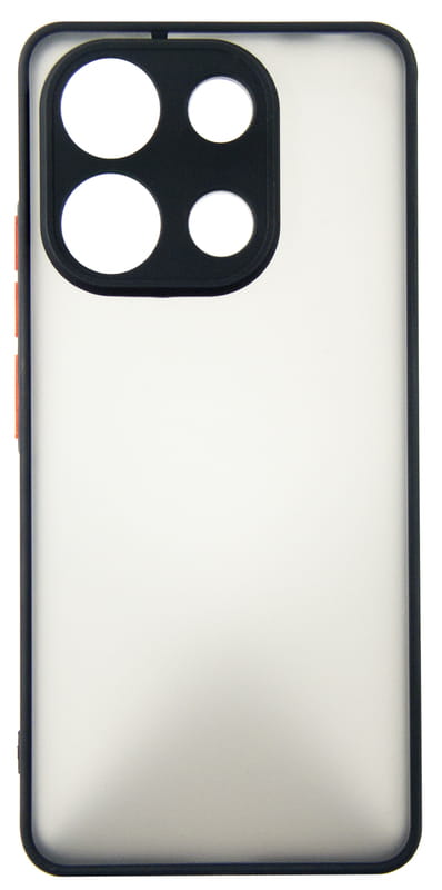 Чeхол-накладка Dengos для Xiaomi Redmi Note 13 4G Black (DG-KM-66) + защитное стекло