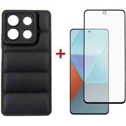 Чeхол-накладка Dengos для Xiaomi Redmi Note 13 5G Black (DG-KM-58) + защитное стекло