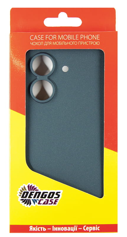 Чeхол-накладка Dengos для Xiaomi Redmi 13C Green (DG-KM-54) + защитное стекло
