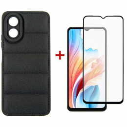 Чохол-накладка Dengos для Oppo A18/A38 Black (DG-KM-70) + захисне скло