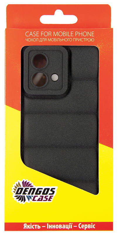 Чeхол-накладка Dengos Soft для Motorola Moto G84 Black (DG-TPU-SOFT-41)