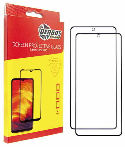 Фото - Защитное стекло / пленка Dengos Guard Захисне скло Dengos для Xiaomi Redmi Note 13 Pro 4G Black Full Glue 2шт DG-TG2P-16 (DG-TG2P-16)