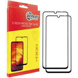 Захисне скло Dengos для Samsung Galaxy A05s SM-A057 Black Full Glue (DG-TG2P-01) 2шт