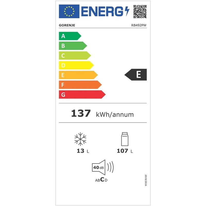 Холодильник Gorenje RB492PW