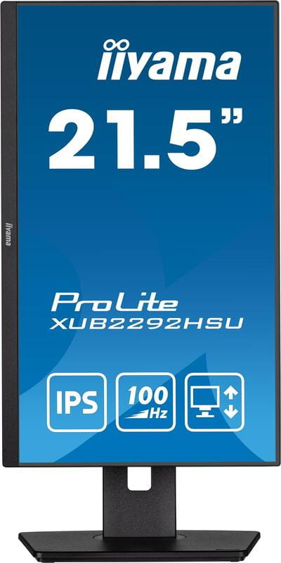 Монітор Iiyama 21.5" XUB2292HSU-B6 IPS Black 100Hz