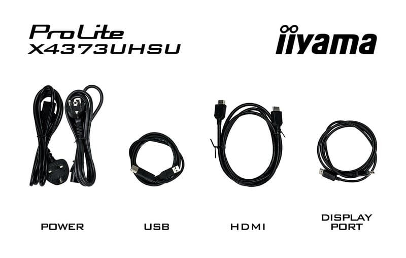 Монитор Iiyama 42.5" X4373UHSU-B1 VA Black