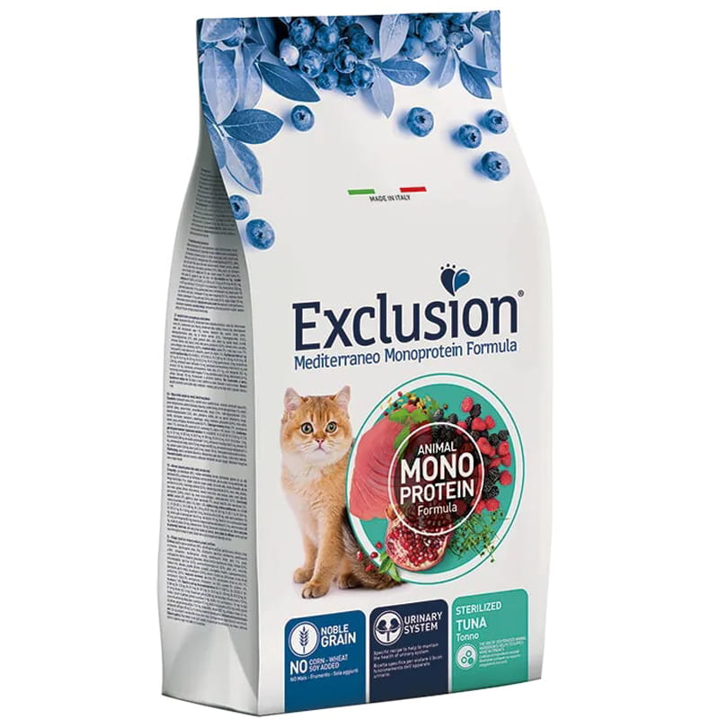 Сухий корм для стерилізованих котів Exclusion Cat Sterilized з тунцем 1.5 кг (5202/10306)