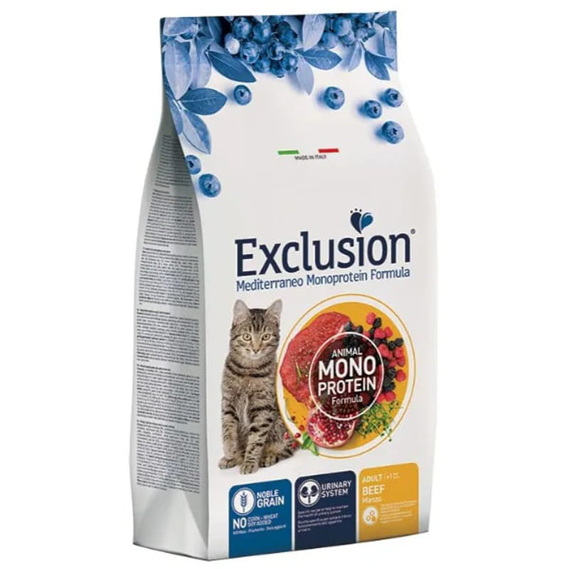 Сухий корм для котів Exclusion Cat Adult з яловичиною 300 г (5194/10290)