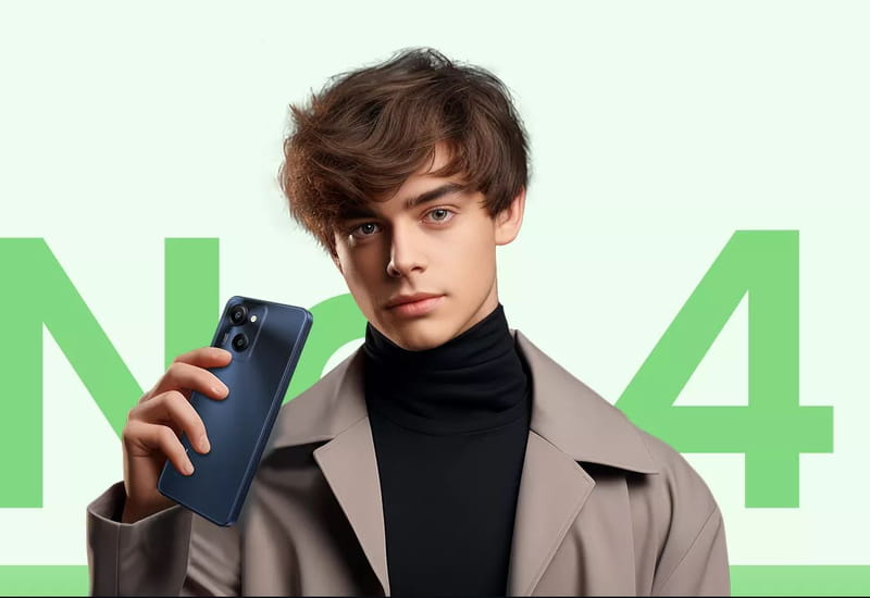 Смартфон Oscal Modern 8 8/256GB Ash Gray