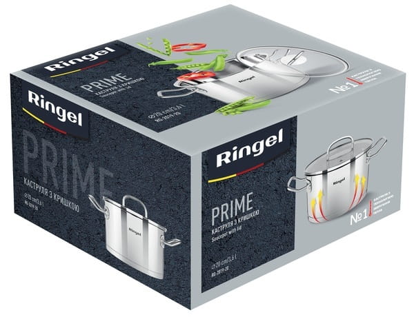 Кастрюля Ringel Prime 20 см 3.6 л (RG 2019-20)
