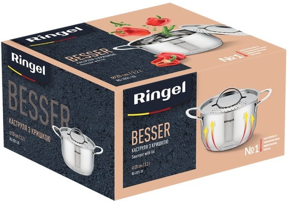 Каструля Ringel Besser 20 см 3.2 л (RG-2021-20)