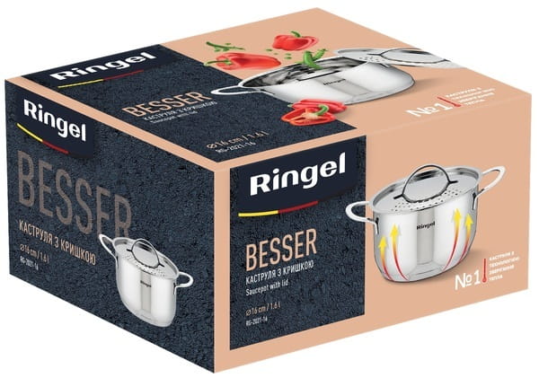 Кастрюля Ringel Besser 16 см 1.6 л (RG-2021-16)