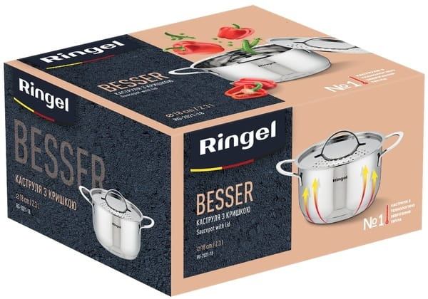 Кастрюля Ringel Besser 18 см 2.3 л (RG-2021-18)