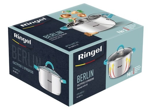 Кастрюля Ringel Berlin 22 см 4.2 л (RG-20013-22)