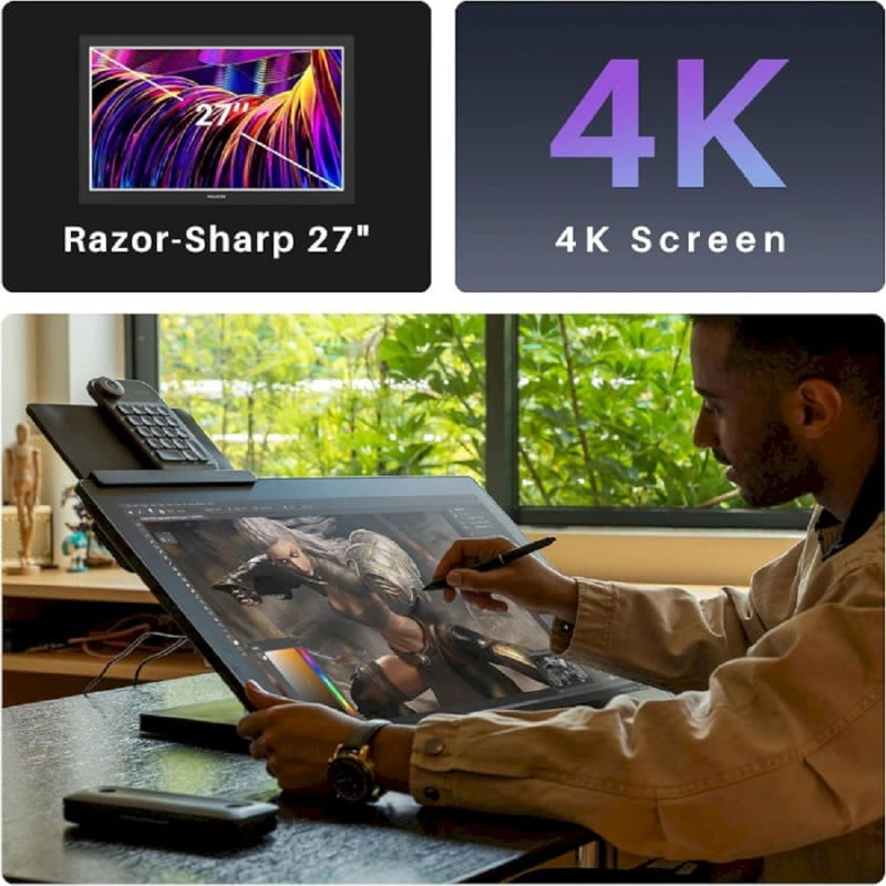 Графічний монітор Huion Kamvas Pro 27 + рукавичка