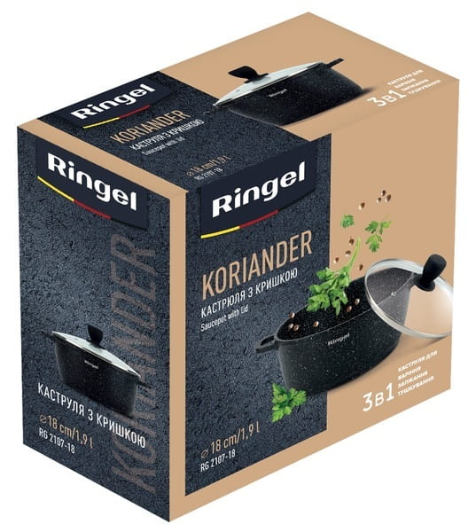 Кастрюля Ringel Koriander 18 см 1.8 л (RG-2107-18)