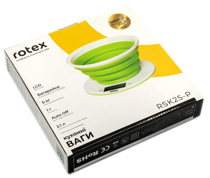Весы кухонные Rotex RSK25-P