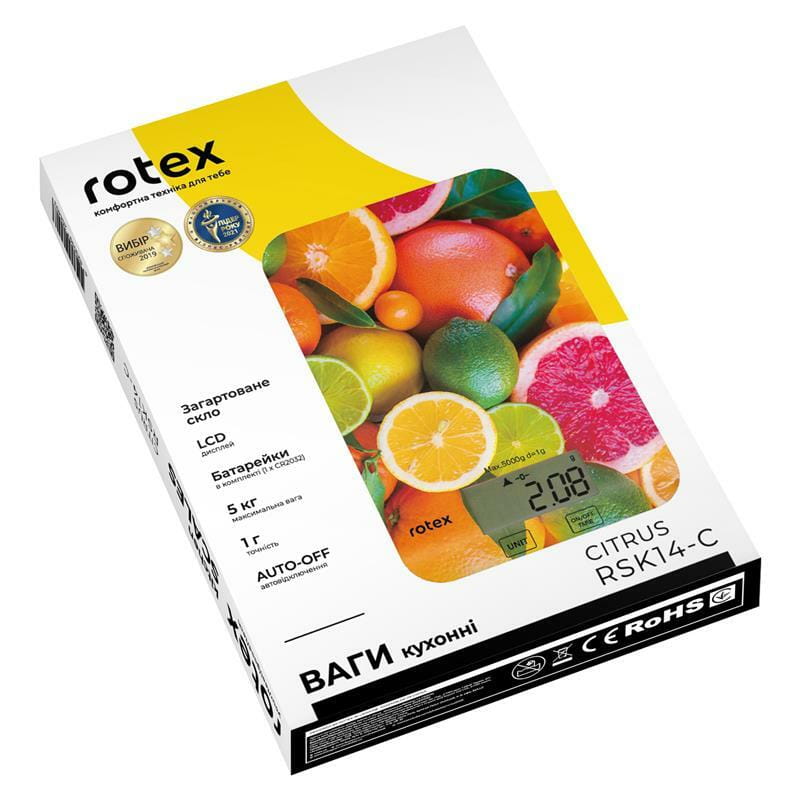 Весы кухонные Rotex RSK14-C Citrus