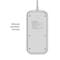 Фото - Фільтр живлення ColorWay CW-CHE64PDW 6 розеток, 4USB (Type-C PD20W + 3USB QC3.0) (38W), 2м, White | click.ua