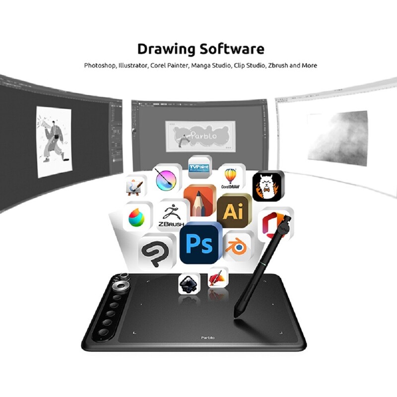 Графический планшет Parblo Intangbo X7