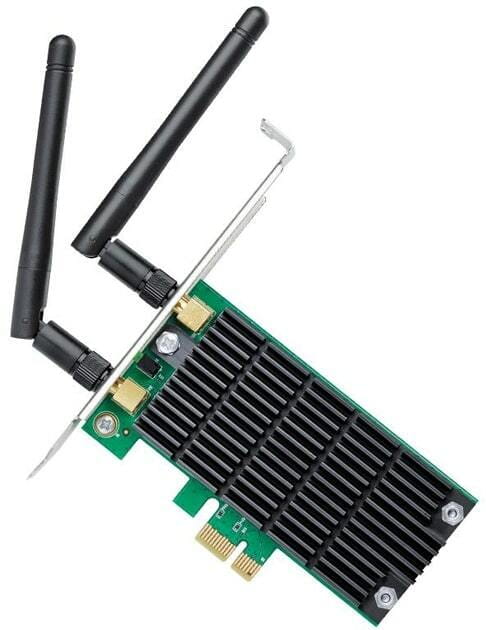 Беспроводной адаптер TP-Link Archer T4E (AC1200, PCI-E, 2 съемные антенны)