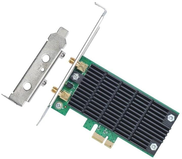 Беспроводной адаптер TP-Link Archer T4E (AC1200, PCI-E, 2 съемные антенны)