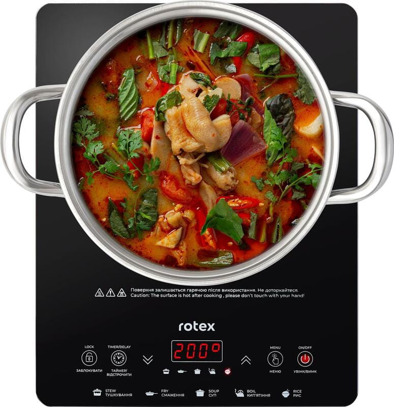 Настольная плита Rotex RIO225-G