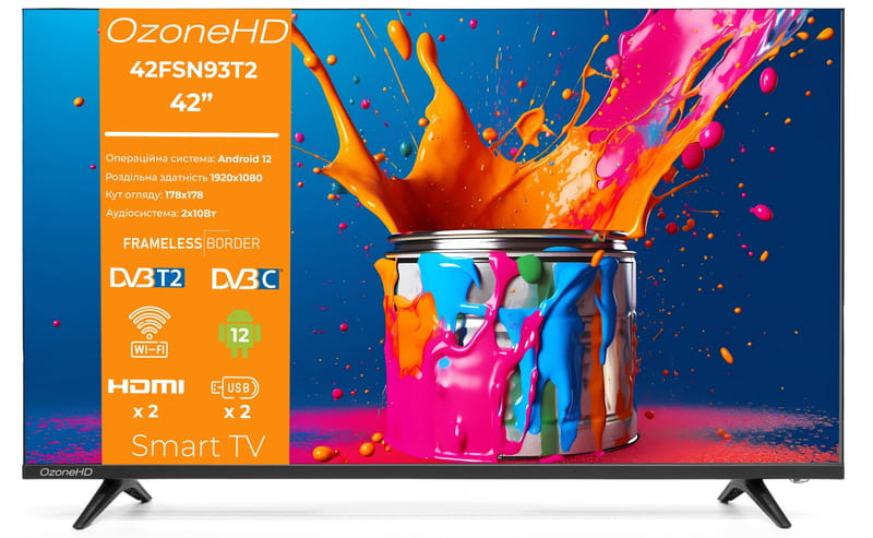 Телевiзор OzoneHD 42FSN93T2