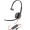 Фото - Гарнітура Poly BlackWire C3210 USB-C HS Mono  Black (8X214AA) | click.ua