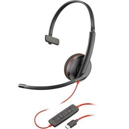 Гарнітура Poly BlackWire C3210 USB-C HS Mono  Black (8X214AA)